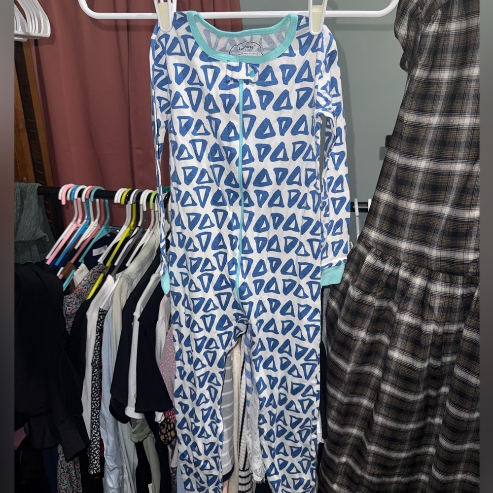 Lamaze Blue and White Kids Pajama Set-NWOT 5T